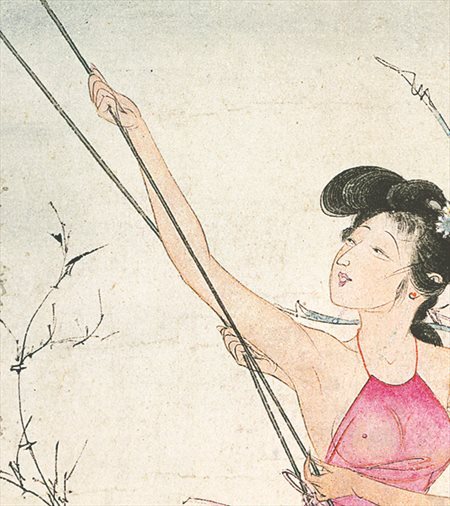 江汉-胡也佛的仕女画和最知名的金瓶梅秘戏图